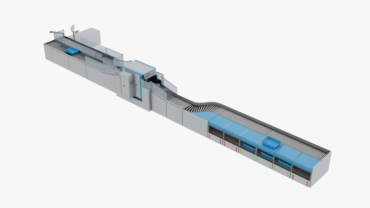 ATRS screening and tray conveyor system