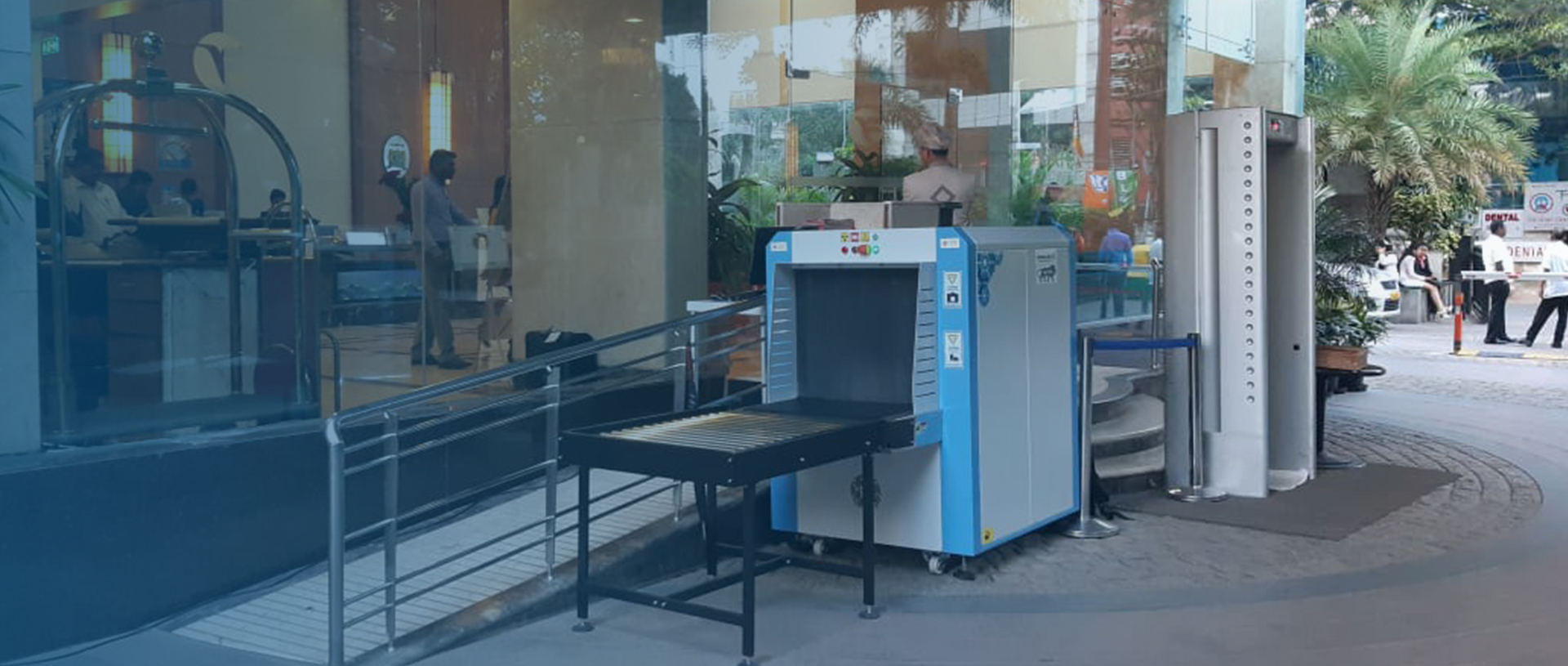 Krystalvision X-ray baggage scanner installation
