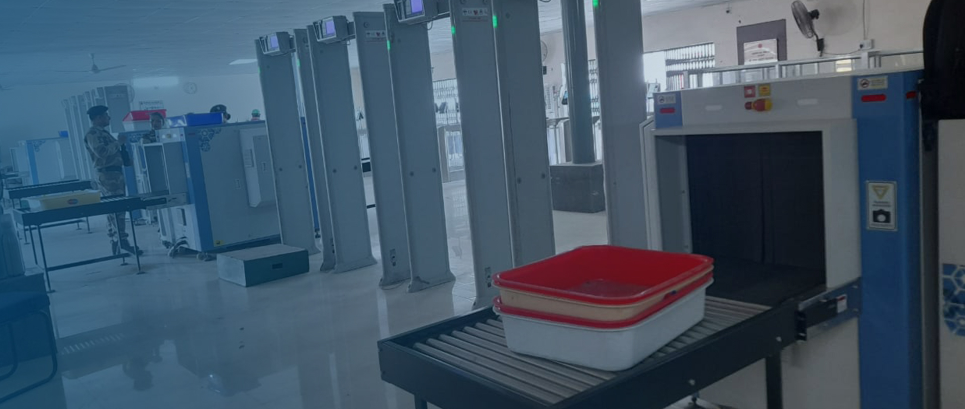 Krystalvision X-ray baggage screening installation
